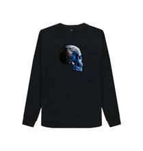 Load image into Gallery viewer, Black E2Extinction Skull Jumper