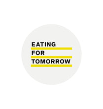 Load image into Gallery viewer, White Eating For Tomorrow Sticker