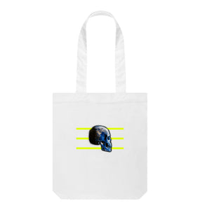 White E2E Tote Bag